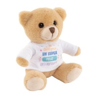 Peluche de ours Nous vous souhaitons un super joyeux anniversaire de 13 cm