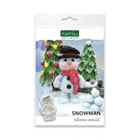 Moule en silicone bonhomme de neige de 8 x 5 cm - Moule Katy Sue