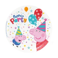 Assiettes de Peppa Pig party de 18 cm - 8 unités