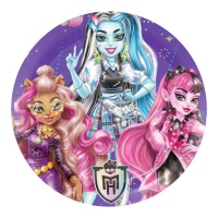 Assiettes Monster High de 18 cm - 8 unités