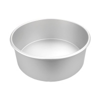 Moule rond en aluminium de 25 x 25 x 10 cm - Decora