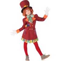 Costume de chapelier fou amusant pour fille