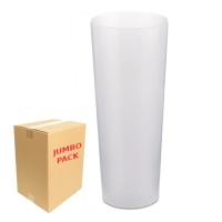 Verres de 300 ml en plastique transparent tube - 500 unités