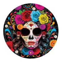 Assiettes de Catrina de 23 cm - 6 unités