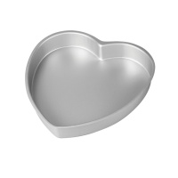 Moule coeur en aluminium de 35 x 7,5 cm - Decora