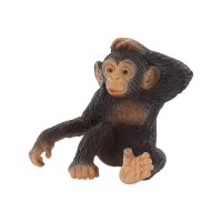 Figurine pour gâteau de chimpanzé de 4,5 cm - 1 unité