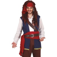 Ensemble de pirate avec foulard et ceinture