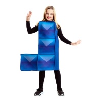 Costume de Tetris bleu foncé pour enfant