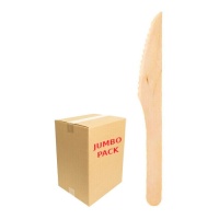 Couteaux en bois de 16,5 cm - 480 unités