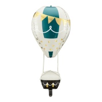 Ballon en forme de montgolfière de 36 cm - PartyDeco