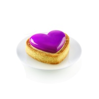 Kit Mini Tarte Petit Amour en silicone de 17,5 x 30 cm - Silikomart - 8 cavités