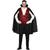 Déguisement de vampire classique avec cape pour homme