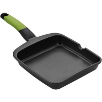 Poêle grill lisse 28 x 28 cm Prior - Bra