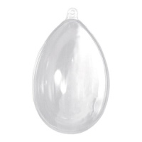 Œuf en plastique remplissable de 6 x 4 cm - 1 unité