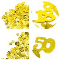 Confettis de chiffres d'anniversaire de 20 g