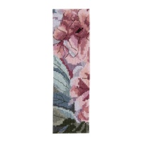 Kit de point de croix marque-page - Bouquet de pivoines - DMC