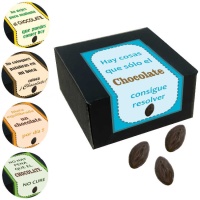 Chocolats en forme de vagin avec phrase