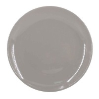 Assiette grise de 19 cm