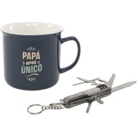 Tasse de 400 ml Papa avec couteau multifonction