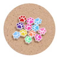 Perles de couleurs de 1 cm - 12 unités