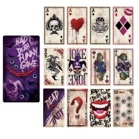 Jeu de cartes grand format du Joker de 20 x 11 cm - 12 cartes