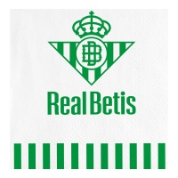 Serviettes du Real Betis Balompié de 16,5 cm - 20 unités