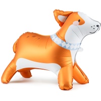 Ballon en forme de chien Corgi de 88 x 70 cm