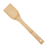 Spatule de cuisine en bambou droite de 30 cm