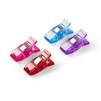 Pinces pour tissus de 2,6 cm de couleurs - Prym - 12 unités