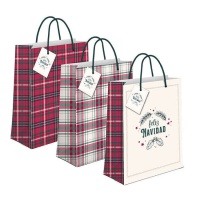 Sac cadeau 32 x 26 x 10 cm de Classic Christmas - 1 unité