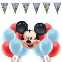 Pack de décoration pour fête de Mickey - 22 pièces