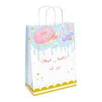 Sachets en papier pour bonbons en couleurs pastel - 4 unités