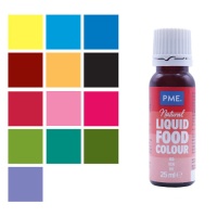 Colorant naturel liquide de 25 ml - PME