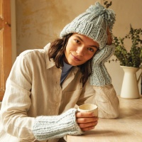 Kit de tricot - Bonnet et mitaines - DMC