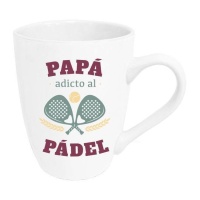 Tasse de 350 ml pour Papa accro au padel