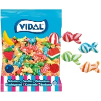 Poissons twisty à la fraise - Vidal - 1,5 kg