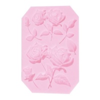 Moule en silicone fleurs de 12 x 9,1 cm - Artis decor