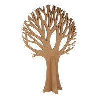 Silhouette MDF Arbre 3D | 40 cm