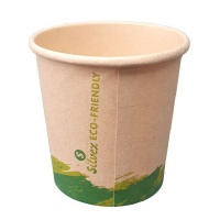 Verres de 220 ml en carton naturel - 20 unités