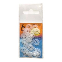 Boutons pression de 1,3 cm en nylon - Pony - 12 paires