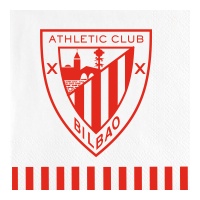 Serviettes de l'Athletic Bilbao de 16,5 cm - 20 unités