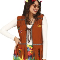 Gilet hippie pour femme