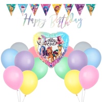 Pack de décoration pour fête My Little Pony - pièces