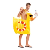 Costume de canard de bain pour adulte