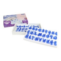 Kit de tampons de lettres calligraphiques - PME - 52 unités