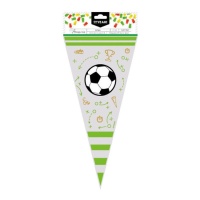 Sachets de bonbons de football - 10 unités