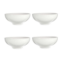 Bol rond en porcelaine de 18 cm - 4 unités