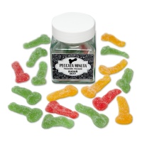 Bonbons au sucre en forme de pénis Sugar sexy - Peccata minuta - 125 g