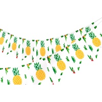 Banderole Hawaïennes ananas de 2,4 m