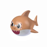 Figurine pour gâteau Grandma Shark de 6,5 cm - 1 unité